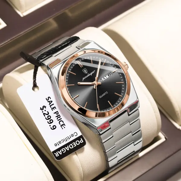 Luxury Quartz Men's Sports Watch Waterproof - Image 8