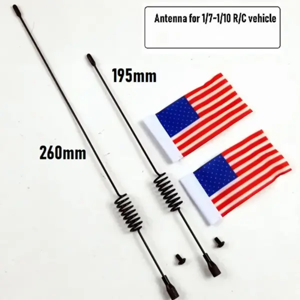 RC Climbing Car Upgrade Antenna & Flag Set - Image 2