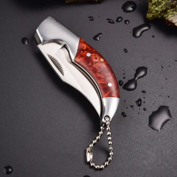 Folding Stainless Steel Mini Kitchen Knife - Image 4