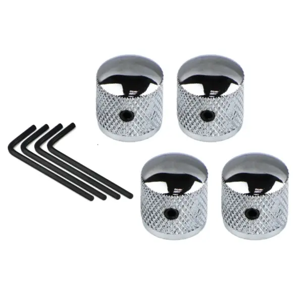 4pcs Metal Guitar Bass Control Knobs Set - Image 2