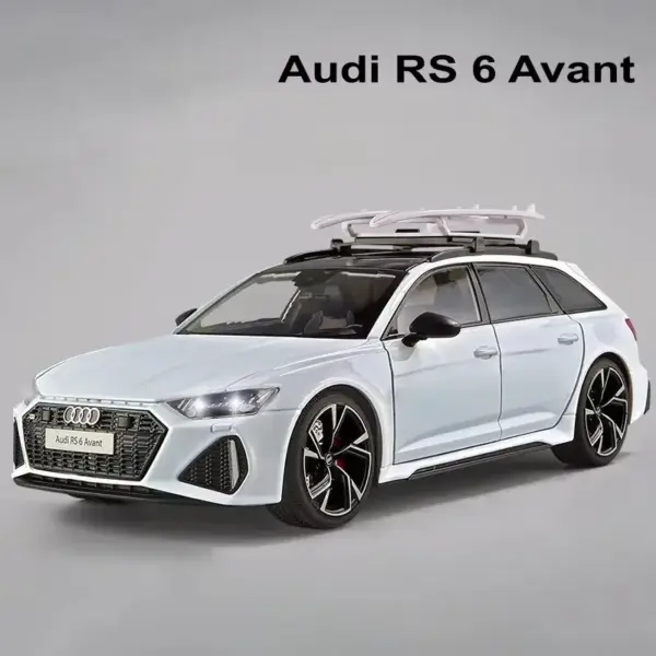 1:18 Audi RS6 Avant Diecast Model Car - Image 9