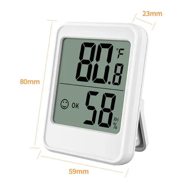 Digital Thermometer Hygrometer with LCD Display - Image 4