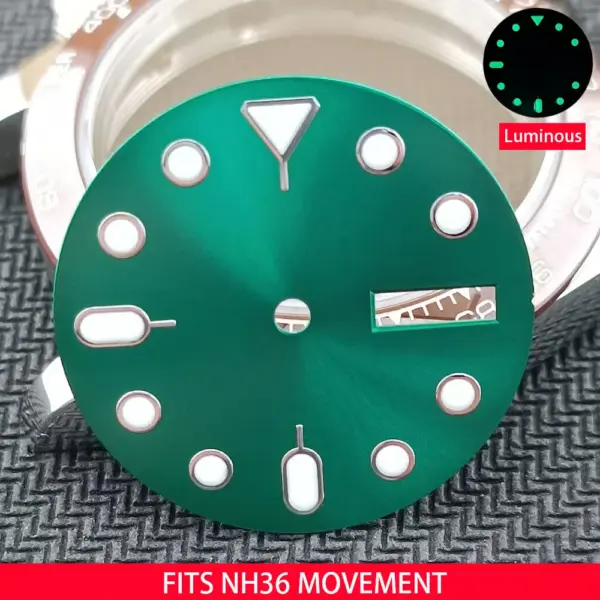 28.5MM Luminous Watch Dial for NH36 Movement - Image 13