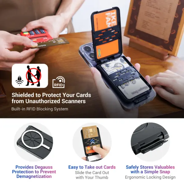MagSafe Wallet Stand for iPhone 15 14 13 Pro - Image 4