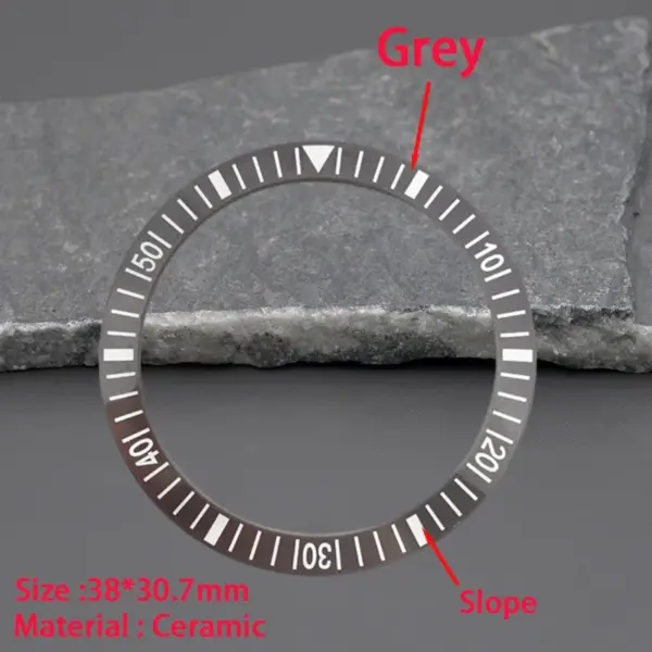 Gray Ceramic Bezel Insert for Omega Watches - Image 20