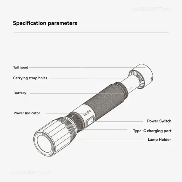 NexTool T10 Rechargeable LED Flashlight 2000lm - Image 6