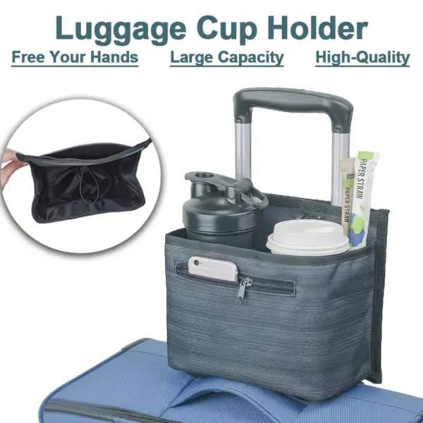 Luggage Cup Holder for Travel Convenience