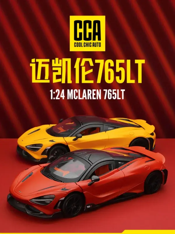 1:24 Scale McLaren 765LT Diecast Model Car - Image 5