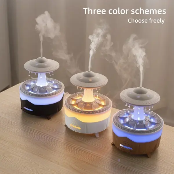 Rain Cloud Night Light Aromatherapy Humidifier - Image 5