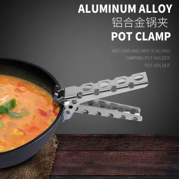 Aluminum Alloy Camping Pot Tongs - Image 4
