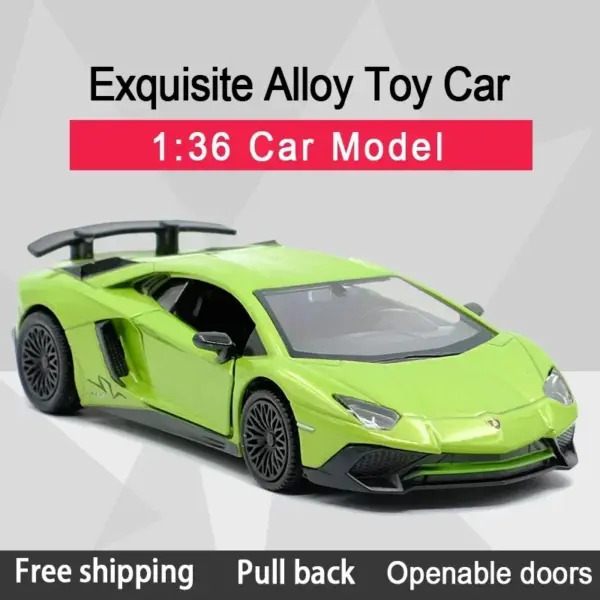 1:36 Lamborghini Aventador Diecast Model Car