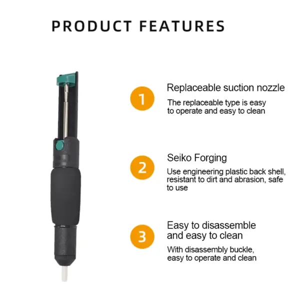 Plastic Desoldering Pump with Powerful Suction - Image 2