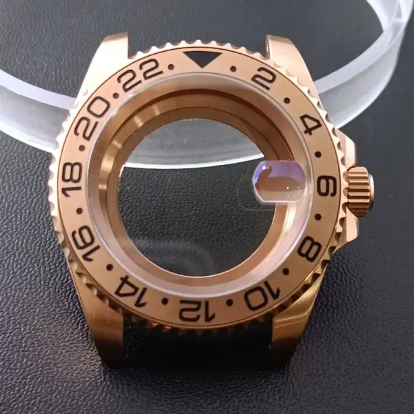 Stainless Steel GMT Watch Case for NH35 Movement - Image 10