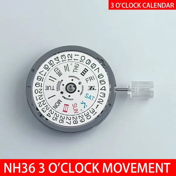 NH36 Automatic Movement with Calendar Function - Image 7