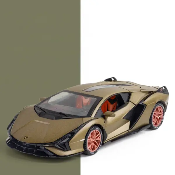 1:24 Lamborghini Sian Diecast Model Car - Image 7