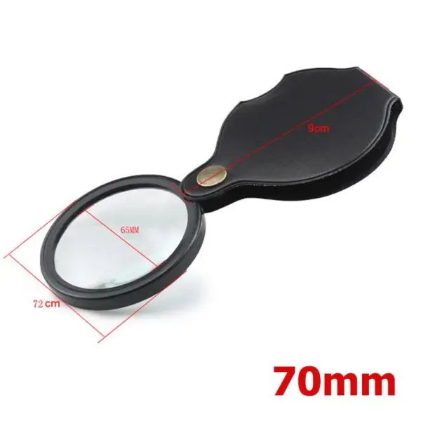 10X Handheld Folding Magnifier 50/60/70mm - Image 9