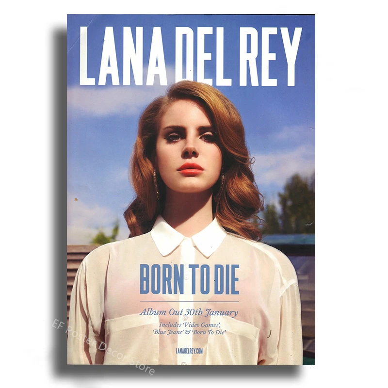 Lana Del Rey Aesthetic Art Poster Unframed 10 Lana Del Rey Aesthetic Art Poster Unframed - Image 10