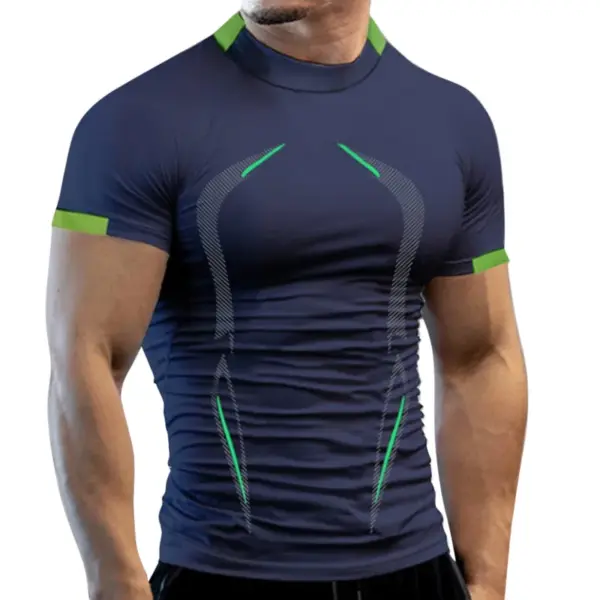 Men's Breathable Quick Dry T-Shirt for Summer - Image 8