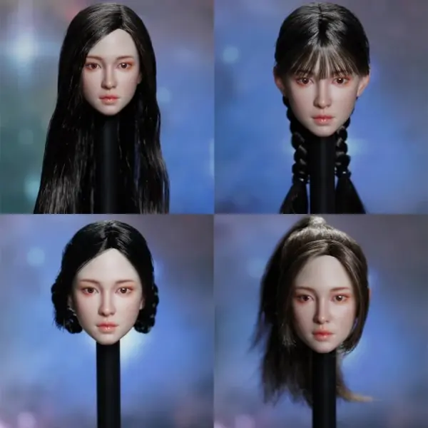 1/6 Scale Asian Beauty Head Sculpt Model