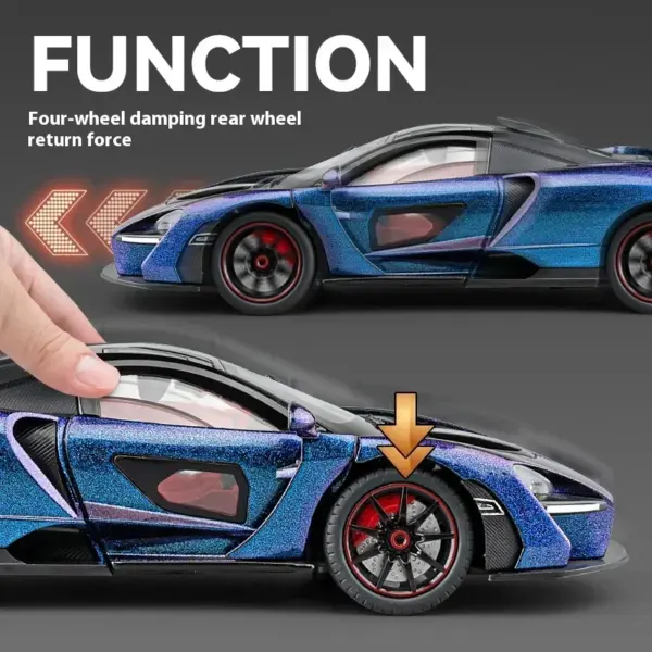 1:24 McLaren Senna Diecast Car Model - Image 3