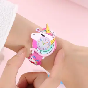 Children's Unicorn Rainbow Cartoon Watch A1606 10 S35462530edaa449b8eef4cde2174a344I