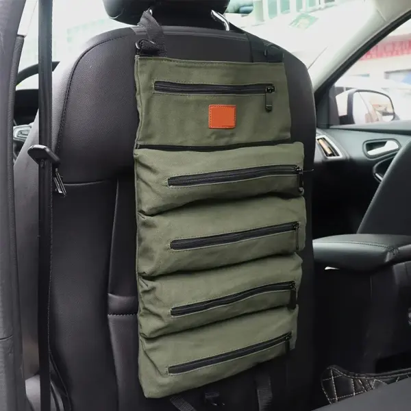 Multi-Purpose Canvas Tool Roll Bag - Image 4
