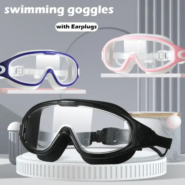 High-Definition Swimming Goggles with Anti-Fog