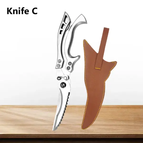 Professional Forged Chef Knife with Wooden Handle - Image 11