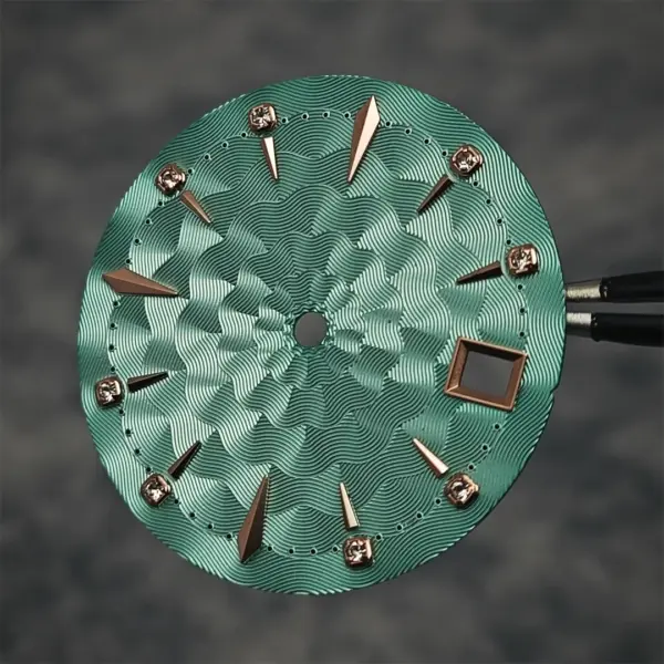 29mm Women's Watch Dial with Diamond Design - Image 19