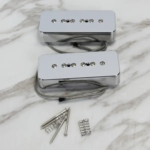 Alnico 5 P90 Soapbar Guitar Pickups Set - Image 7