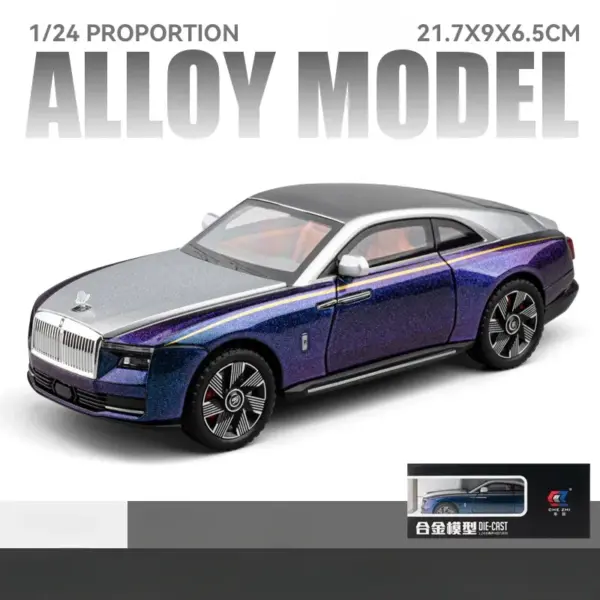 1:24 Rolls Royce Spectre Alloy Car Model - Image 12