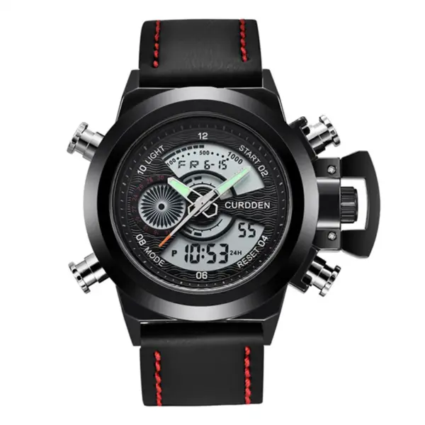CURDDEN 7166 Dual Time Sports Watch - Image 7
