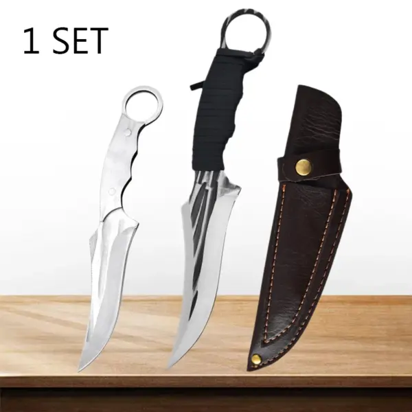 Multi-Piece Stainless Steel Kitchen Knife Set - Image 7