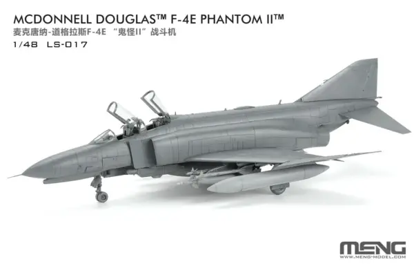 MENG LS-017 1/48 Scale F-4E Phantom II Kit - Image 2