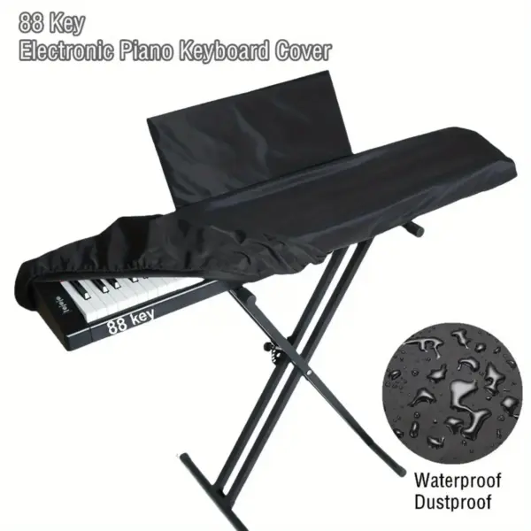 88-Key Piano Keyboard Cover with Drawstring - Image 3