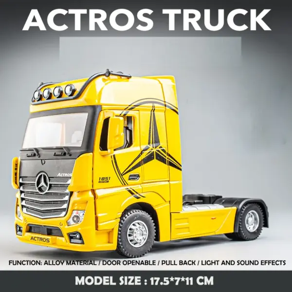 Mercedes-Benz ACTROS 1:36 Diecast Model Truck - Image 11