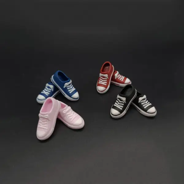 1/12 Scale Low-Cut Canvas Shoes for Dolls - Image 4