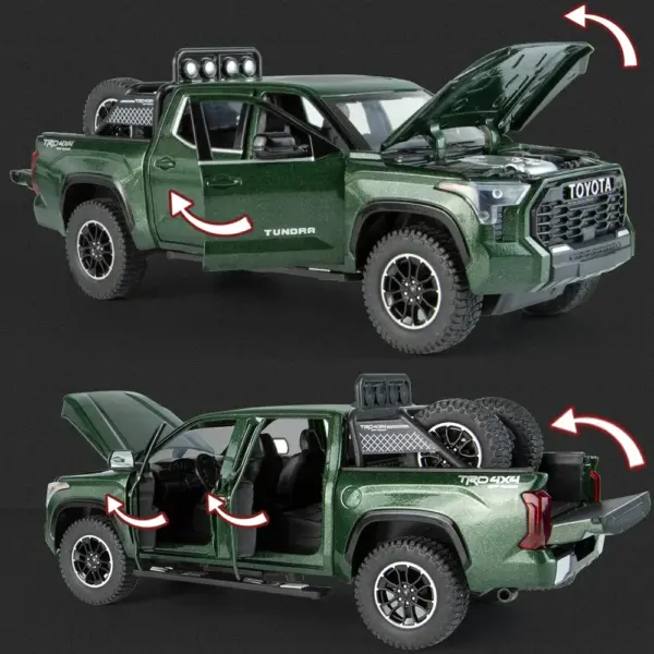 1:24 Scale Toyota Tundra Diecast Pickup Truck - Image 3