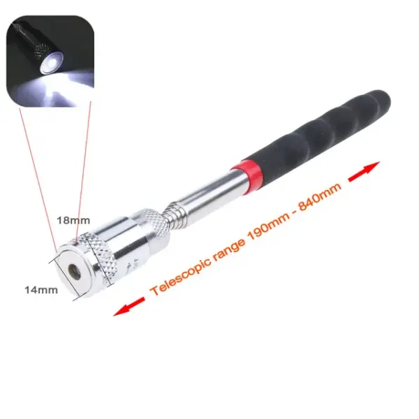 Telescoping Inspection Mirror with LED Light - Image 7