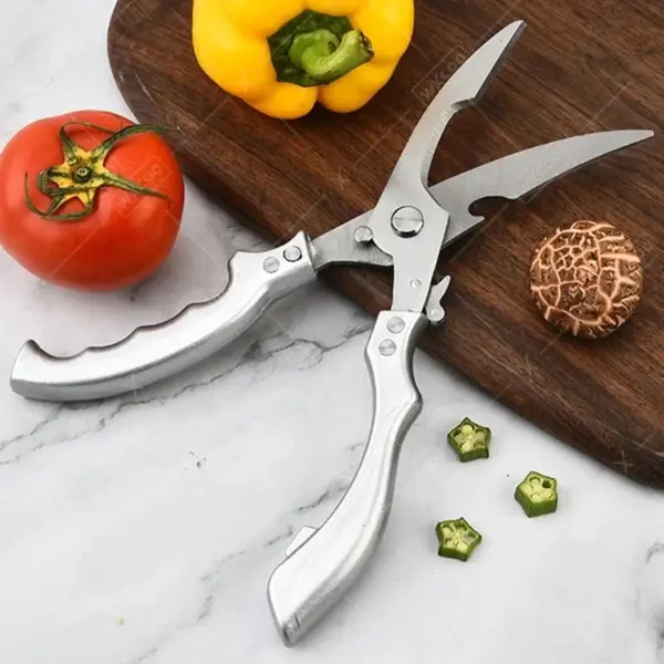 Heavy-Duty Stainless Steel Kitchen Scissors