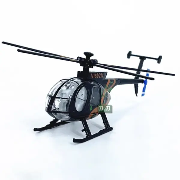 1:100 Scale Diecast MD500 Helicopter Model - Image 3