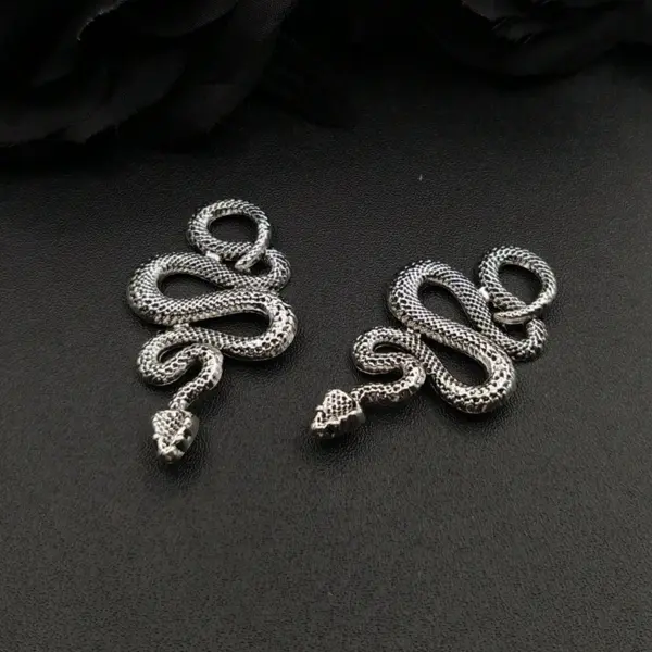 5Pcs Snake Charms Pendant for Jewelry Making - Image 3