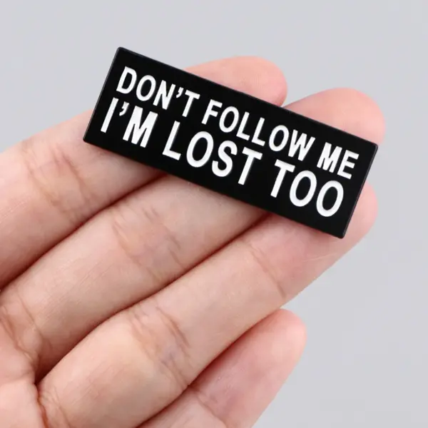 Funny Lost Lapel Pin Enamel Brooch Accessory - Image 4