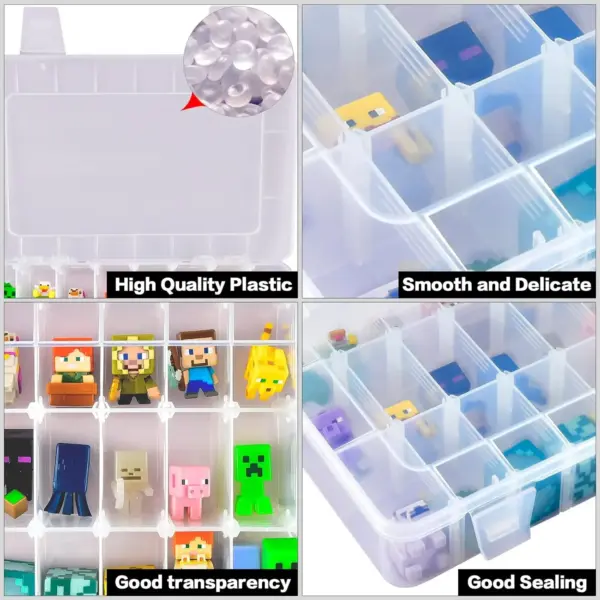 Minecraft Mini Figure Storage Organizer Box - Image 4