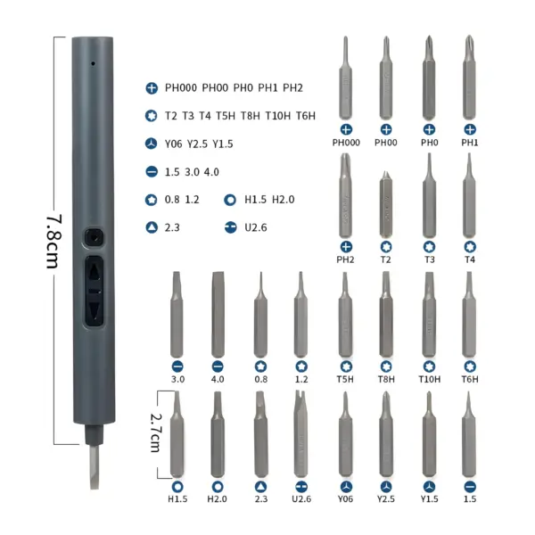 28 in 1 Precision Electric Screwdriver Set - Image 6