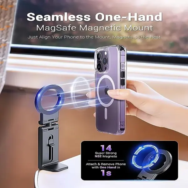 2pcs Magnetic Phone Holder for iPhone 15-12 - Image 2