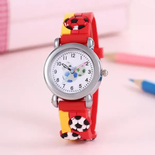 Cartoon Football Children's Quartz Watch - Image 3
