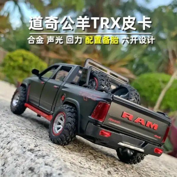 1:32 Dodge Ram TRX Alloy Car Model Toy - Image 2