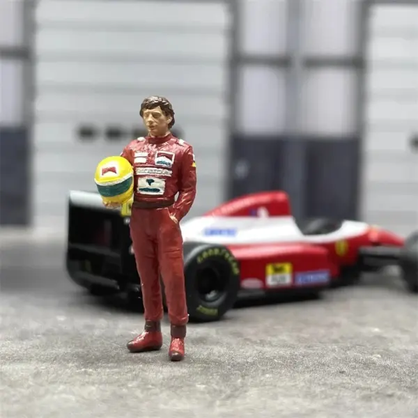 1:64 Scale Racing Driver Action Figure Model - Image 5