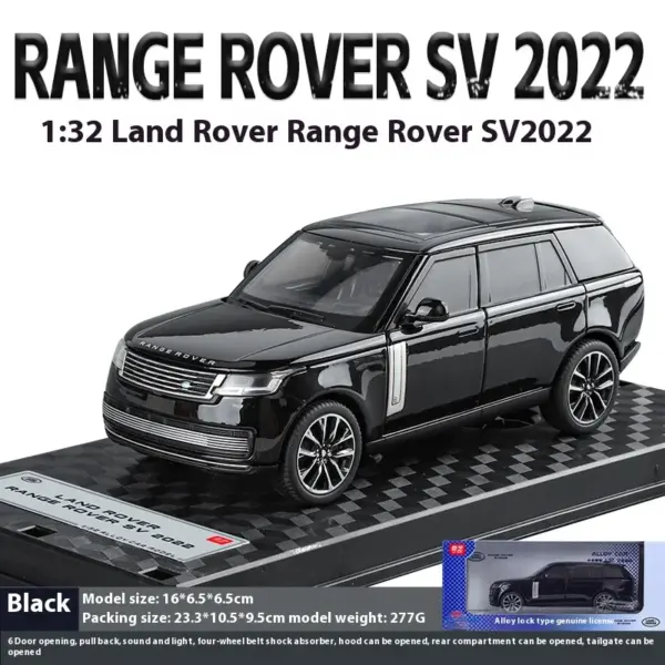 1:32 Scale Alloy Land Rover Range Rover Model - Image 8